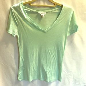 Mint green short-sleeve tee